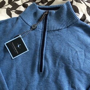 NWT Tailorbyrd Men’s 1/4 zip Sweater